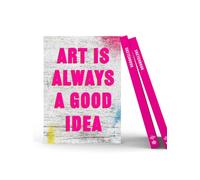 Brainbox Candy Funny Artist Sketch Book - Real Hackney Dave - 'Art Is Always A Good Idea' - 144 Blank Pages - Witty Amusing Artistic Humour - Creative Gift Ideas For Him Her Men Women Friends