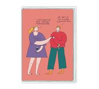 Brainbox Candy - Funny Birthday Card -'5 Minutes Ago' - Cute Quirky Illustration - Witty Amusing Birthday Humour - For Him Her Men Women Friends Partner