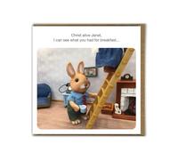 Brainbox Candy - Funny Birthday Card - Forest_Fr1ends - 'Had For Breakfast' - Cheeky Greeting Card Humour - Fun Novelty Card - For Him Her Men Women Friends Partner