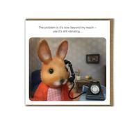 Brainbox Candy - Funny Birthday Card - Forest_Fr1ends - 'Still Vibrating' - Cheeky Greeting Card Humour - Fun Novelty Card - For Him Her Men Women Friends Partner