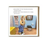 Brainbox Candy - Funny Birthday Card - Forest_Fr1ends - 'Talking Scales' - Cheeky Greeting Card Humour - Fun Novelty Card - For Him Her Men Women Friends Partner