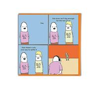 Brainbox Candy - Funny Birthday Card - 'Jazz Hands' - Otherwhats - Hilarious Illustration Cartoonist - Silly Cheeky Cards For Him Her Men Women Friends Mates