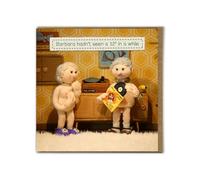 Brainbox Candy - Funny Birthday Card - Nudinits - ‘12"’ - Cheeky Greeting Card Humour - Fun Knitted Novelty - For Him Her Men Women Friends Partner