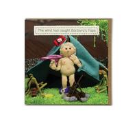 Brainbox Candy - Funny Birthday Card - Nudinits - ‘Barbara's Flaps’ - Cheeky Greeting Card Humour - Fun Knitted Novelty - For Him Her Men Women Friends Partner