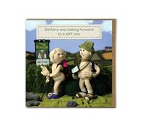 Brainbox Candy - Funny Birthday Card - Nudinits - ‘Looking Forward To Stiff One’ - Cheeky Greeting Card Humour - Fun Knitted Novelty - For Him Her Men Women Friends Partner