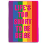 Brainbox Candy - Funny Birthday Card - Real Hackney Dave - 'Life's Too Short' - Witty Amusing Artistic Humour - For Him Her Men Women Friends Partner