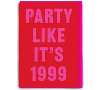Brainbox Candy - Funny Birthday Card - Real Hackney Dave - 'Party Like It's 1999' - Witty Amusing Artistic Humour - For Him Her Men Women Friends Partner