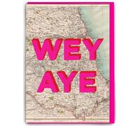 Brainbox Candy - Funny Birthday Card - Real Hackney Dave - 'Wey Aye' - Witty Amusing Artistic Humour - For Him Her Men Women Friends Partner
