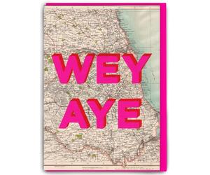 Brainbox Candy - Funny Birthday Card - Real Hackney Dave - 'Wey Aye' - Witty Amusing Artistic Humour - For Him Her Men Women Friends Partner