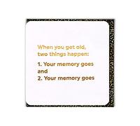 Brainbox Candy - Funny Birthday Cards Silly Humorous Happy Birthday - 'Get Old Two Things' - Perfect For Best Friends Mates Him Her Boyfriend Girlfriend Partner