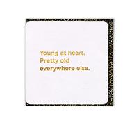Brainbox Candy - Funny Birthday Cards Silly Humorous Happy Birthday - 'Young At Heart' - Perfect For Best Friends Mates Him Her Boyfriend Girlfriend Partner