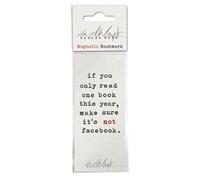 Brainbox Candy - Funny Bookmark - Hayden Kays - 'Read One Book' - Magnetic Page Marker - Birthday Present Gift Ideas - for Him Her Friends - Book Lovers - Bookworms - Stocking Fillers