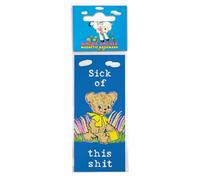 Brainbox Candy - Funny Bookmark - Hayden Kays - 'Sick of This Shit' - Magnetic Page Marker - Birthday Present Gift Ideas - for Him Her Friends - Book Lovers - Bookworms - Stocking Fillers