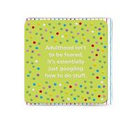 Brainbox Candy - Funny Embossed Birthday Card - 'Googling How To Do Stuff' - Hilarious Relatable Humour - Cheeky Everyday Card For Him Her Friends