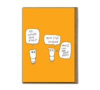 Brainbox Candy - Funny (Embossed) Birthday Card - 'Your Fly's Undone' - Silly Humour Cards - Cartoon Illustration - Quirky Cards For Him Her Friends