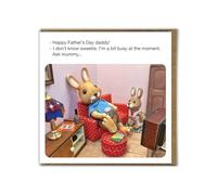 Brainbox Candy - Funny Father's Day Card - Forest_Fr1ends - 'Ask Mummy' - Cheeky Greeting Card Humour - Fun Novelty - For Him Dad Father