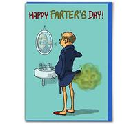 Brainbox Candy - Funny Father's Day Card - 'Happy Farter's Day' - Hilariously Funny Cards - Cheeky Cards For Dad From Son Daughter