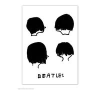 Brainbox Candy Funny Humorous 'David Shrigley Beatles' Novelty Postcard