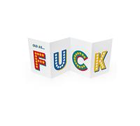 Brainbox Candy - Funny Rude Birthday Card For Friends and Family - 'Old As Fuck' - Cheeky Card For Joke Card For Dad Him Men Friends