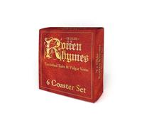 Brainbox Candy Funny Rude Offensive 'Rotten Rhymes' Coasters - 6 Pack… (Gift Boxed)