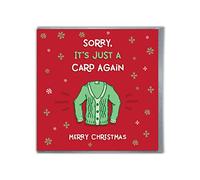 Brainbox Candy - Hilariously Funny Christmas Cards - 'Xmas Card Again' - Seasonal Joke Card - For Him Her Men Women Partner Friend