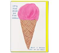 Brainbox Candy Official David Shrigley - Funny Birthday Cards Humorous Happy Birthday ‘End Of The World’ Perfect For Best Friends Mates Him- Sold Exclusively