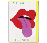 Brainbox Candy Official David Shrigley - Funny Birthday Cards Humorous Happy Birthday ‘My Big Mouth’ Perfect For Best Friends Mates Him- Sold Exclusively
