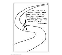 Brainbox Candy Official David Shrigley | Funny Humorous | 'Buy Cigarettes' | Postcard | Sold