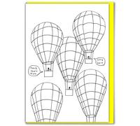 Brainbox Candy Official David Shrigley - Rude Birthday Card - 'This Isn't Fun' - Witty Amusing Birthday Humour - For Him Her Men Women Friends - Quirky Cards For Art Lovers