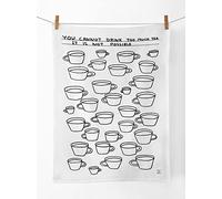 Brainbox Candy Official David Shrigley T-Towel | Funny Tea Towel | Gifts For Tea Lovers | Birthday Gifts Him/Her | Present Ideas Men/Women