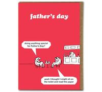 Brainbox Candy Official Modern Toss - Funny Father's Day Cards - 'Doing Anything Special?' - Hilarious Card For Dad To Go With A Fathers Day Present or Gift - Sold