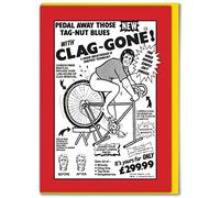 Brainbox Candy Official Viz Advert Birthday Card - Hilariously Funny - 'Clag Gone' - Cheeky Alternative Card Humour - For Him Her Men Women Friend Mates - Sold