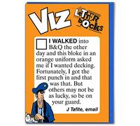 Brainbox Candy Official Viz Letterbocks Birthday Card - Hilariously Funny - 'B&Q' - Cheeky Alternative Card Humour- For Him Her Men Women Friend Mates - Sold