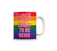 Brainbox Candy - Real Hackney Dave - Funny Mug for Adults - 'Life's Too Short' - Novelty Boxed Mug - Cheeky Gift Ideas for Men Women Friends - Quirky Art Design - Quality 10oz Stoneware Mug