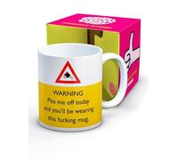 Brainbox Candy - Rude Mug for Adults - Gift Boxed Novelty Secret Santa Christmas Or Birthday Gift for Men and Women Who Have Everything - P. Me Off Design - Quality 10oz Stoneware Mug