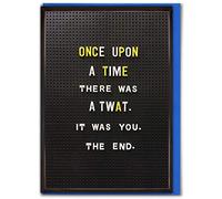 Brainbox Candy - Very Rude Birthday Card for Men Banter 'Once Upon A Time' - Perfect For Your Bestie Friend Mate Him Her Boyfriend Sister Dad Partner