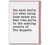 Brainbox Candy - 'Zoom Muppets' Birthday Card - Funny Silly Hilarious Cheeky New Normal Lockdown Perfect for Boyfriend Girlfriend Partner Or Friend