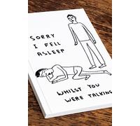 Brainbox David Shrigley "Sorry I Fell Asleep" A5 Notebook BrainBox Multicolor