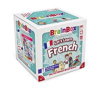 BrainBox Let's Learn French | Fun & Educational Card Game | Ages 8+ | 1+ Players | 10 Minutes Play Time