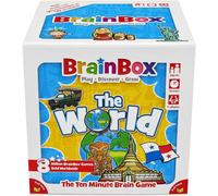 BrainBox The World | Fun & Educational Card Game | Ages 8+ | 1+ Players | 10 Minutes Play Time
