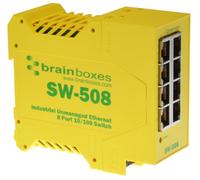 Brainboxes - SW-508 - 8 Port Industrial Unmanaged Ethernet Switch