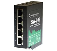 Brainboxes SW-705 Industrial Hardened Ethernet 5 Port Switch DIN R...