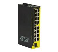 16 Port Hardened Industrial Unmanaged Fast Ethernet Switch With Sfp Port
