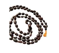 BRAINCORD Religious Thamarai Mani Malai कमल गट्टा माला Kamal Gatta Mala 108 Beads Original Certified Maa Laxmi Mala Lotus Seed Rosary Kamal Gatte Ki Garland Kamal Ke Beej Ki Mala For Wearing Purpose
