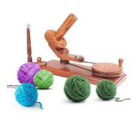 Brainmart Rosewood Ball Winder Handcrafted Yarn Ball Winder | Traditional Hand Operated Tool for Knitters and Crocheters | Best Gift Craft Supplies for Crochet Lovers - (Rosewood Winder)