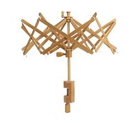 Brainmart Wooden Yarn Swift Umbrella Swift Yarn Winder Knitting Crocheting X-Large Heavy Duty Natural Beach Wood Handmade Swift, Holds up to a 6' Circumference Skein