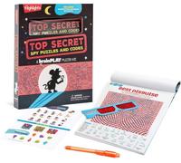 brainPLAY Top Secret Spy Puzzles and Codes: Puzzle Book Packed with Brain Teasers and Hidden Pictures Challenges for Kids 7 and Up (brainPLAY Puzzle Books)