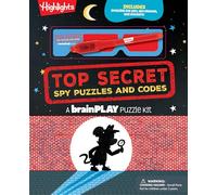 brainPLAY Top Secret Spy Puzzles and Codes: Puzzle Book Packed with Brain Teasers and Hidden Pictures Challenges for Kids 7 and Up (brainPLAY Puzzle Books)