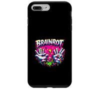 Brainrot Internet Meme Glitch Cyber Punk Skull Lightning Case for iPhone 7 Plus/8 Plus