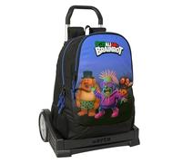 BRAINROT - School Backpack, Ergonomic Backpack, with Safta Evolution Trolley, Ideal for Children of Different Ages, Comfortable and Versatile, Quality and Resistance, 32 x 16 x 44 cm